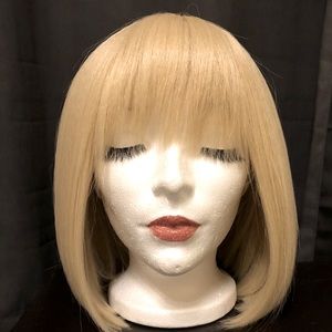 Short blonde bob wig